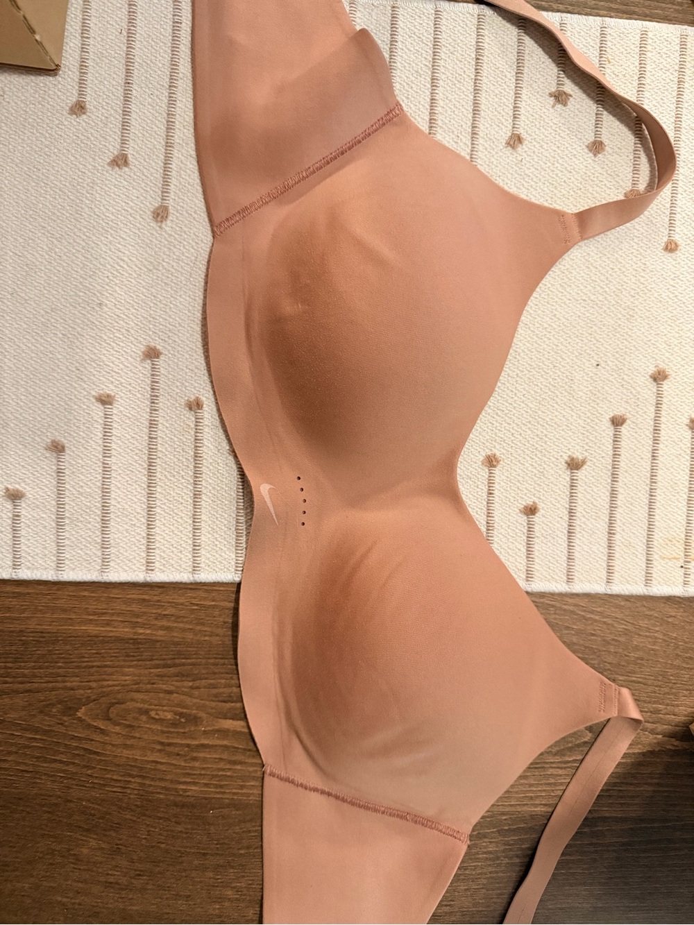 Nike Smooth Seamless T-Shirt Bra - Dusty Rose